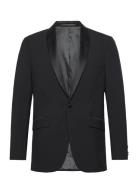 Lindbergh Black Superflex Tuxedo Blazer Svart