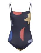 Bobo Choses Summer Night Landscape Print Swimsuit Blå