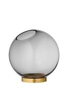 AYTM Globe Vase W. Stand Svart