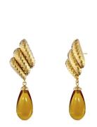 Edblad Cali Earrings Amber Guld