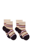 FUB 2 Pack Two T Striped Socks Multi/patterned