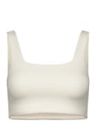 Girlfriend Collective Tommy Bra, Square-Neck Beige