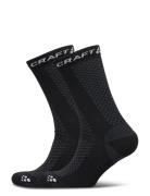 Craft Core Warm Mid 2-Pack Sock Svart