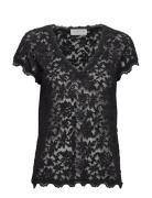 Rosemunde Full Lace T-Shirt Svart