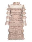 Malina Carmine Mini Dress Beige