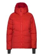 Bergans Røros Down W Jacket Brick/Fiesta M Röd