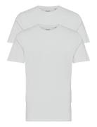 Jack & J S Jacbasic Crew Neck Tee Ss 2 Pack Noos Vit