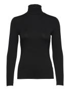 Lauren Ralph Lauren Stretch Jersey Turtleneck Svart