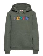 Levi's Lvb Logo Full Zip Hoodie Grön