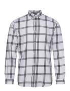 Jack & J S Jjegingham Twill Shirt L/S Vit