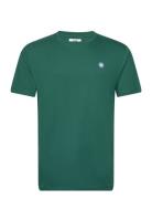 Double A By Wood Wood Ace Badge T-Shirt Grön