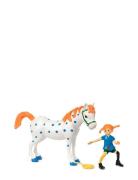 Pippi Langstrømpe Pippi & Lilla Gubben Figurset Multi/patterned