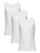 Claudio Claudio Boys 3-Pack Singlet Vit