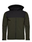 Jack & J S Jjemarvin Hood Softshell Noos Khaki Green