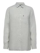 Lexington Clothing Isa Linen Shirt Blå