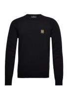 Belstaff Watch Crewneck Jumper Black Svart