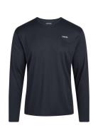 ZEBDIA Men L/S Sports Tee Marinblå