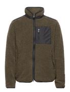 Jofama Benny Pile Jacket Khaki Green