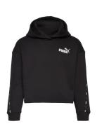 PUMA Ess Tape Hoodie Fl G Svart