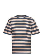 Denim Project Dp Boxy Stripe T-Shirt Marinblå