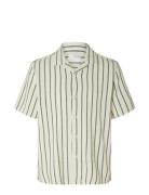 Selected Homme Slhrelaxed-Sal Ss Shirt Resort W Kräm