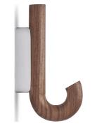 Hook Hanger Mini Walnut/Chrome Home Storage Hooks & Knobs Hooks Brown ...