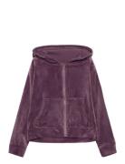 Name It Nkflaral Ls Velour Card Wh Burgundy