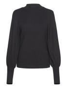 Vero Moda Vmhollykarispuff Ls Highnk Pullov Ga Boo Svart