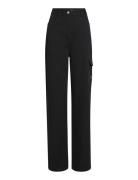 Calvin Klein Jeans Stretch Twill High Rise Straight Svart