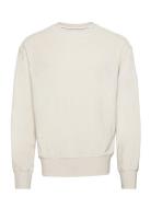 Calvin Klein Jeans Embro Neck Towelling Crewneck Vit