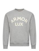 Armor Lux Logo Sweatshirt Héritage Grå