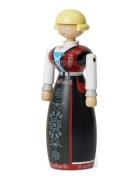 Kay Bojesen Norwegian Bunad Woman Black/Red/White Svart