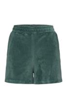 Lexington Clothing Andy Organic Cotton Velour Shorts Grön