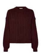 Esme Studios Esbraidy Jumper Knit Brun