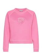 Ganni Isoli Raglan Solid Sweatshirt Rosa