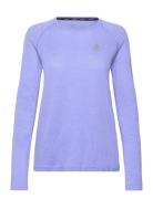 Odlo Odlo Essential Seamless T-Shirt Crew Neck L/S Lila