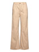 French Connection High Waist Pleat Front Beige