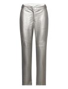 Vila Vipen Rw Coated Pu Pant Silver