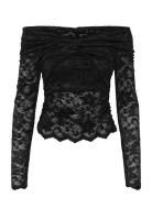 Gestuz Gabrigz Ls Lace Top Svart