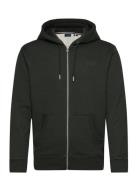 Superdry Essential Logo Zip Hoodie Grön