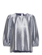 Selected Femme Slfsilva 3/4 Top B Silver