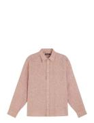 J. Lindeberg Linen Melange Ls Reg Shirt Beige