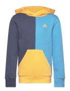 Adidas Performance Essentials Colorblock Hoodie Kids Blå