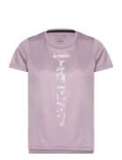 Adidas Terrex Terrex Agravic Trail Running T-Shirt Rosa