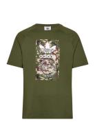 Adidas Originals Camo Tongue Tee Grön