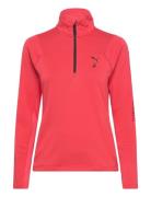 PUMA W Seasons Ls 1/4 Polypropylene Rain Cell Röd