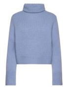 Polo Ralph Lauren Wool-Cashmere Turtleneck Sweater Blå