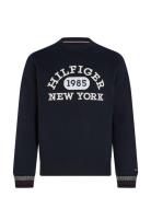 Tommy Hilfiger Monotype Collegiate Crewneck Marinblå