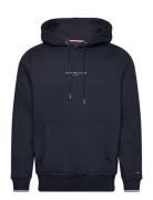 Tommy Hilfiger Tommy Logo Tipped Hoody Marinblå