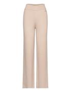 Calvin Klein Essential Rib Wide Leg Pant Beige